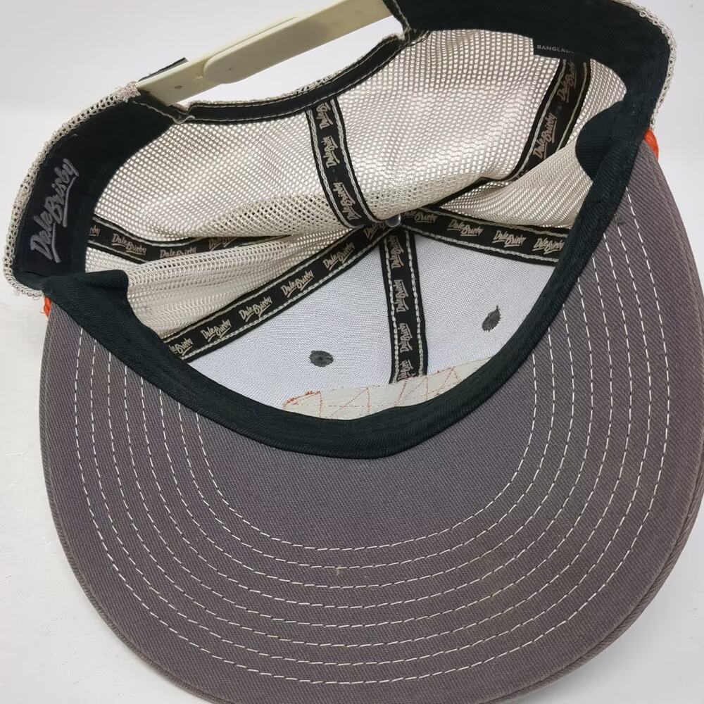 Dale Brisby Radiator Ranch Cattle Company Trucker Hat Gray OS Mesh Snapback Rope - Picture 7 of 9